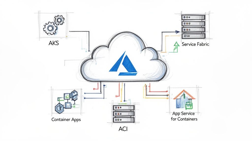 A Technical Guide to Azure Container Services: AKS vs. Container Apps vs. ACI